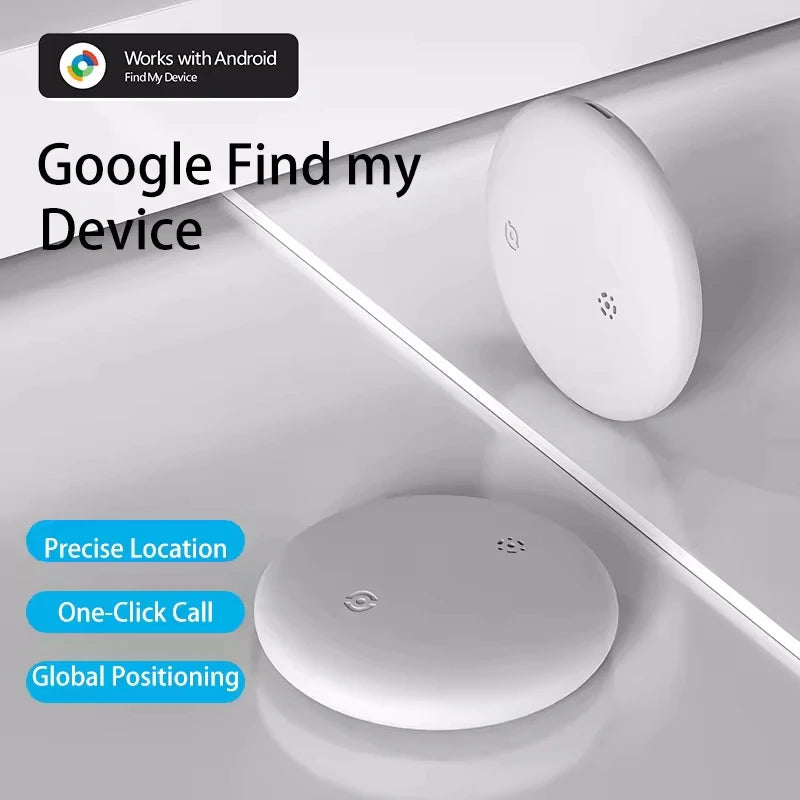 Tideboom Smart Tracker Global Positioning Works with Android Google Find My Device airtag for Kids Elderly Pet Car Tracking