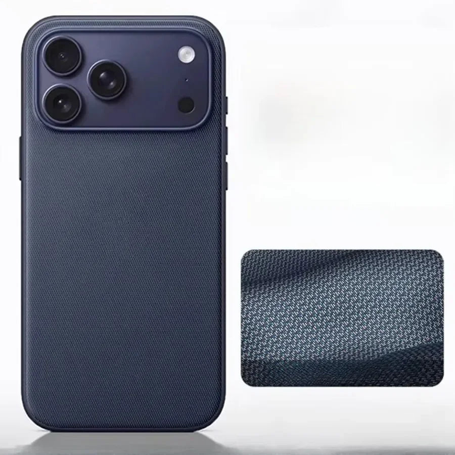 New Original Technology Woven Magnetic Case For iPhone 18 Pro 17 16 15 14 13 Pro Max For Magsafe Wireless Charger Official Cover