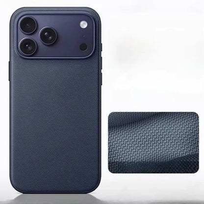 New Original Technology Woven Magnetic Case For iPhone 18 Pro 17 16 15 14 13 Pro Max For Magsafe Wireless Charger Official Cover