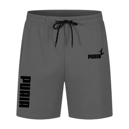 Men's Running Shorts Casual Sports Breathable Mesh Quick Dry Shorts Outdoor Hiking Clothing Fitness Quick Dry Drawstring Shorts