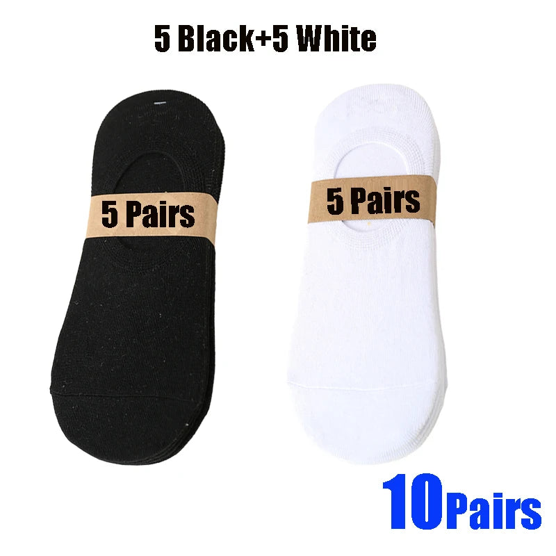 Invisible Boat Socks - Breathable No Show Socks For Men & Women, Soft Cotton Casual Plain