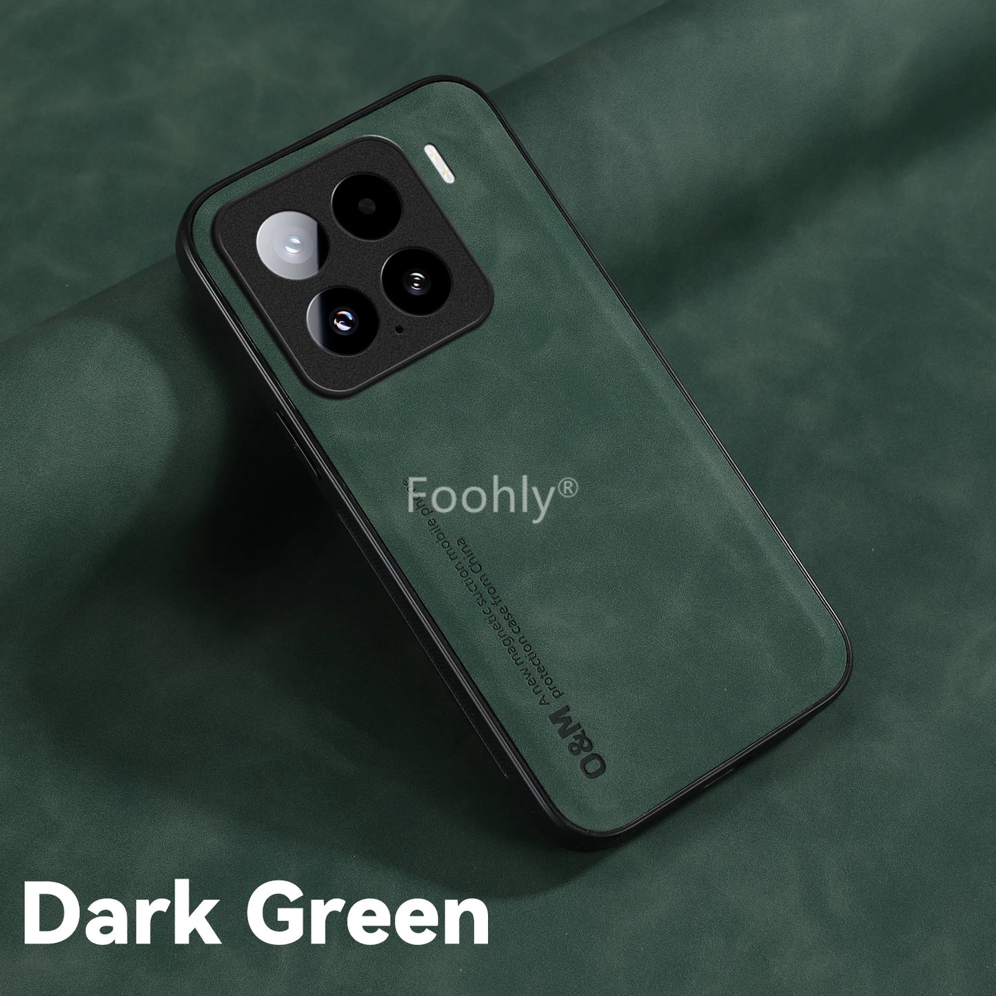Nubuck Leather Shockproof Magnetic Case for Xiaomi 17T Pro 5G Mi 15T Protective Cover Back Shell Coque Funda
