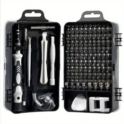 115-in-1 Magnetic Precision Screwdriver Set - Multifunctional Repair Tools Kit for DIY and Household Use