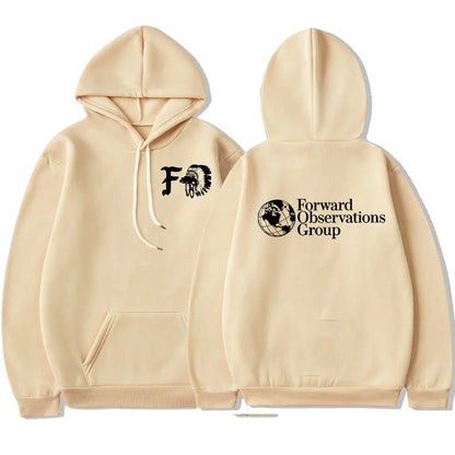 Vintage FOG Forward Observations Group Hoodie Skeleton Graphic Hooded Sweatshirts Male Gothic Punk Hoodies Harajuku Streetwear