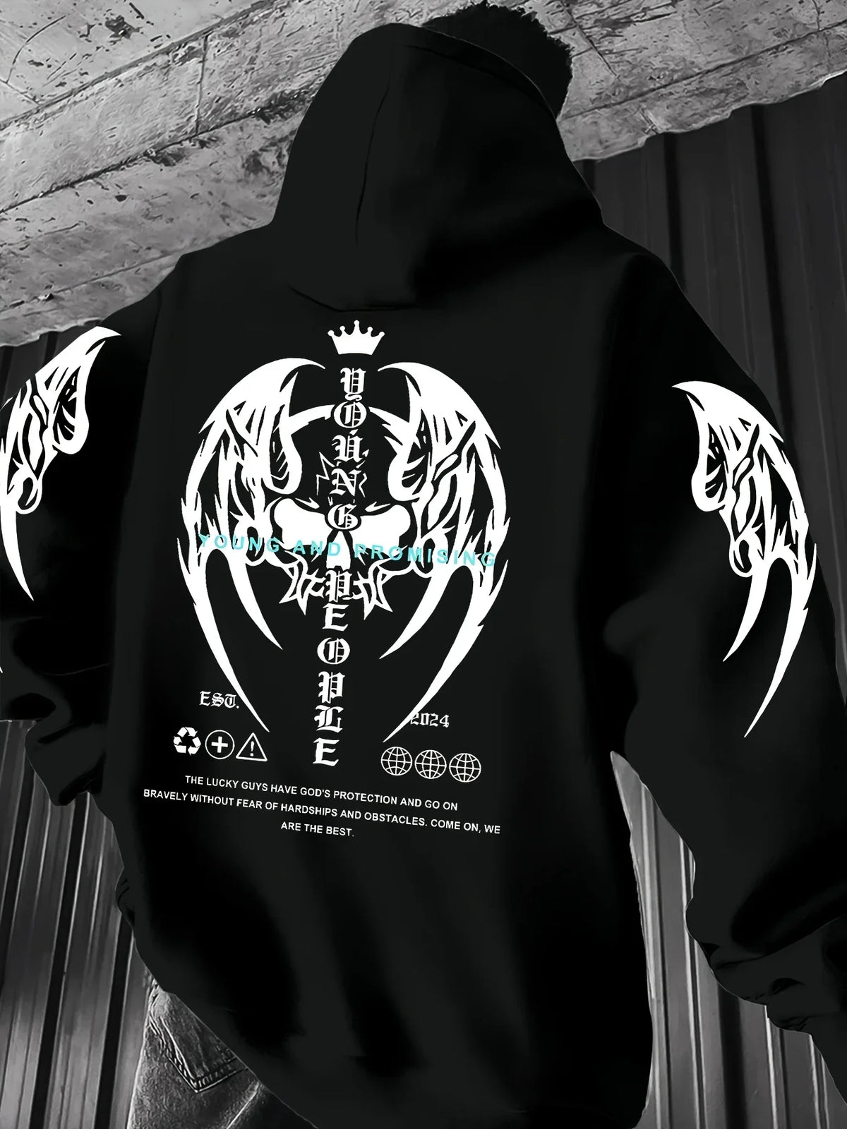 New 3D Men's Autumn/Winter Hoodie Sweatshirt Y2 Personalized Printed Fashion Trend Hip Hop Street