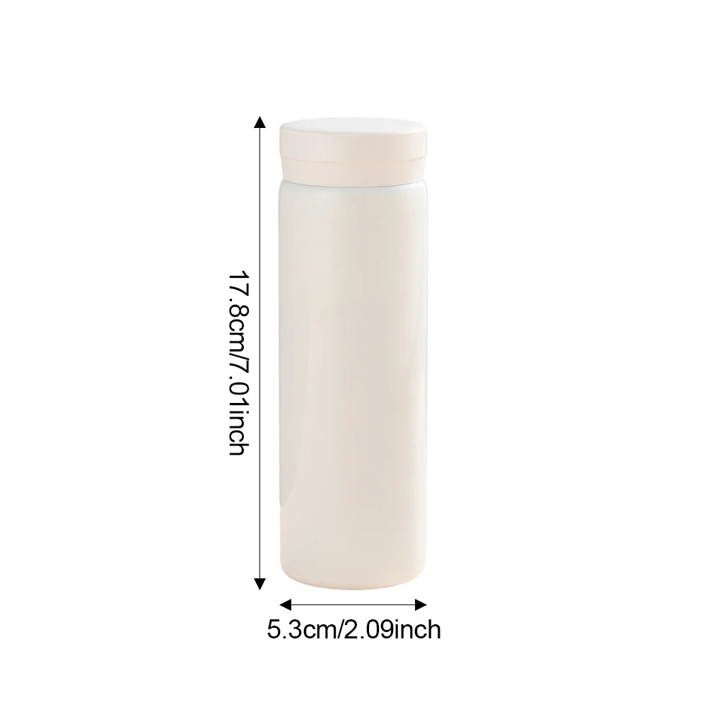 280ml stainless steel insulated cup, portable vacuum water bottle, suitable for outdoor travel, school, office, exquisite gifts