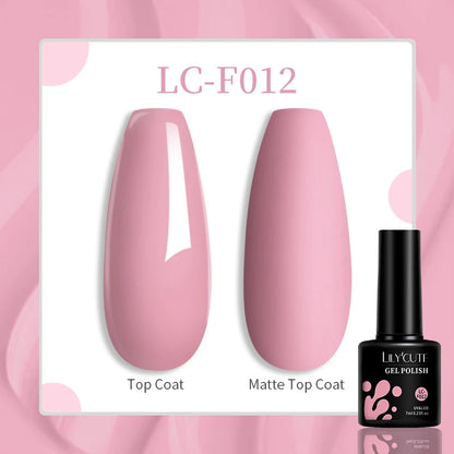 Gel Nail Polish - LILYCUTE UV Gel Varnish 7ML | Soak Off, Long Lasting Colors