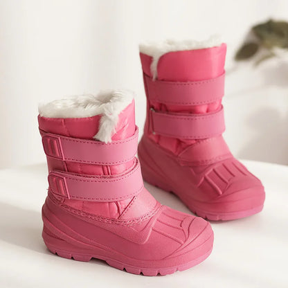Girls Unicorn Snow Boots - Waterproof Cold Boots With Slip Resistant Sole