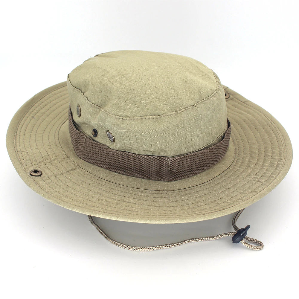 Camo Boonie Hat – Tactical Bucket Hat for Fishing, Hiking & Hunting