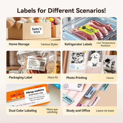 Niimbot B21 Pro 300DPI Portable Printer Thermal Label Bluetooth Sticker Maker For Business Home, Print Barcode Photo Note Label