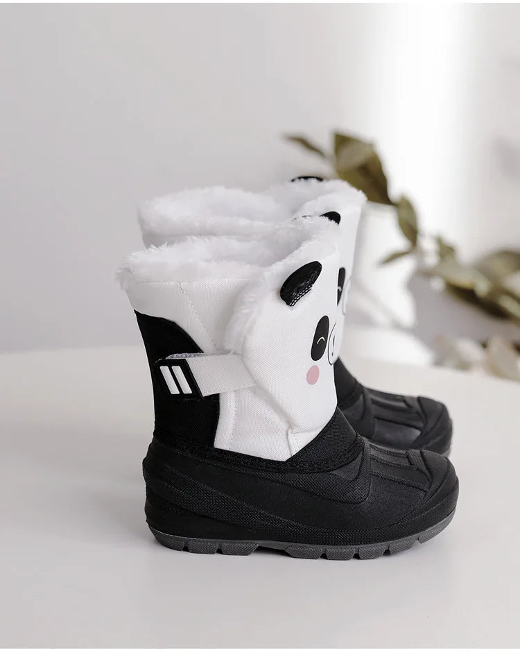 Girls Unicorn Snow Boots - Waterproof Cold Boots With Slip Resistant Sole