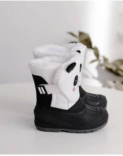 Girls Unicorn Snow Boots - Waterproof Cold Boots With Slip Resistant Sole