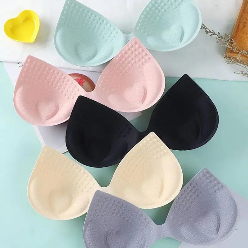 Latex Bra Pads – Push Up Breast Enhancer Pads | Wire Free, Breathable, Strapless