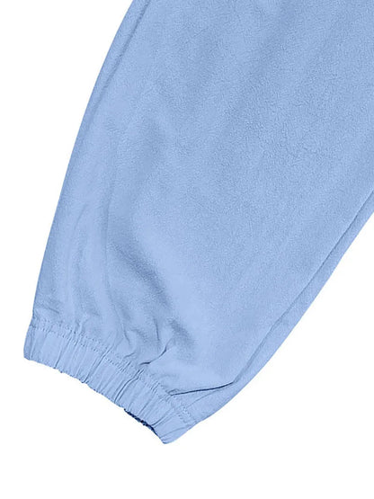 Men's Cotton Linen blend Cargo Jogger Pants Elastic Waist Drawstring Multi Pockets Casual Breathable Streetwear Trousers for Men