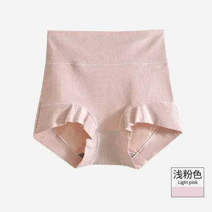 60S Cotton Panties High-Rise Panties for Women Ladies Plus Size Womens Briefs Underwear Women Tighten The Abdomen Safety Shorts