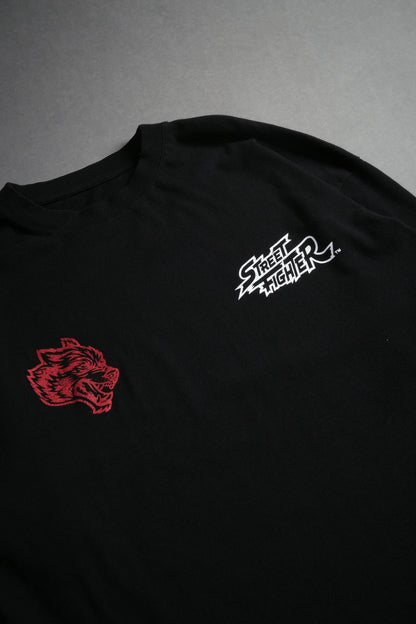WOLVES CLUB STABILITY "PREMIUM" OVERSIZED TEE IN BLACK Summer Men's and Women's T-shirt Fashion Loose Printed Tops