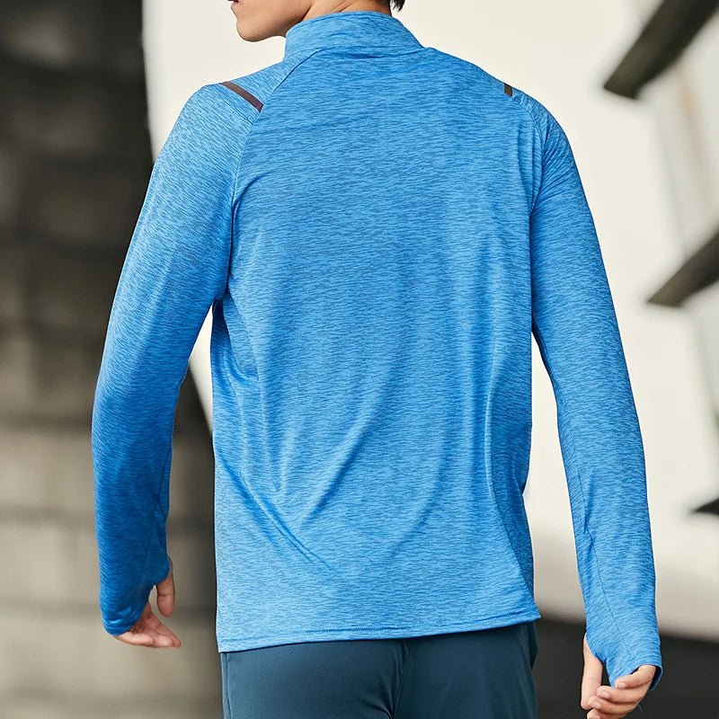 Unisex Long Sleeve Shirt - Breathable Fitness Top With Anti Sweat Technology