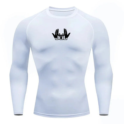 Men's Compression Shirt - Running Compression Tee | Long Sleeve Sports Shirt