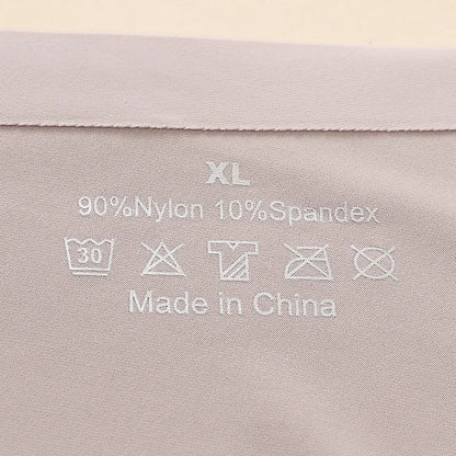 3Pcs Anti-See-Through Ice Silk Breathable Seamless Underwear Non-Curling Summer Women's Safety Pants