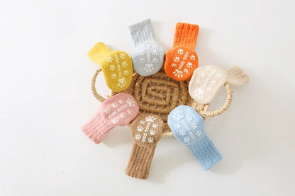 Kids Socks Thick Cold Winter Socks Super Warm Baby Snow Socks Christmas Gifts Coral Fleece Silicone Non-slip Floor Socks