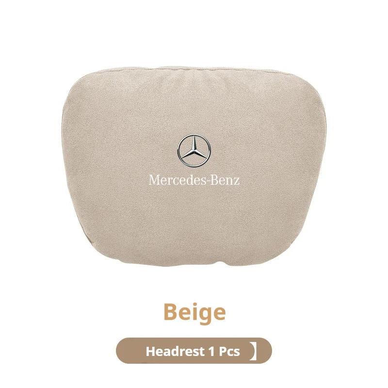 Mercedes-Benz Neck Pillow – Car Neck Support & Lumbar Rest Cushion for Comfort