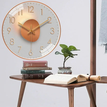 Silent Battery Operated Wall Clock - Non-Ticking Decor for Home  Office