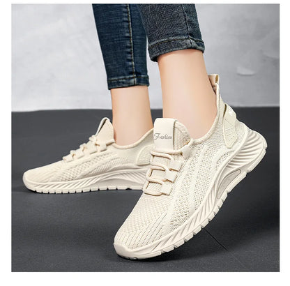 Women's Shoes Summer 2025 Casual Sneakers Breathable Mesh Lightweight Affordable Free Shipping
