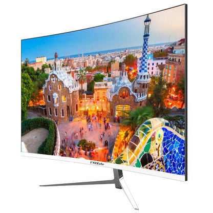 27 Inch Curved Monitor | VA Panel Screen, Flicker Free, Ultra Slim Frame & VESA Wall Mount