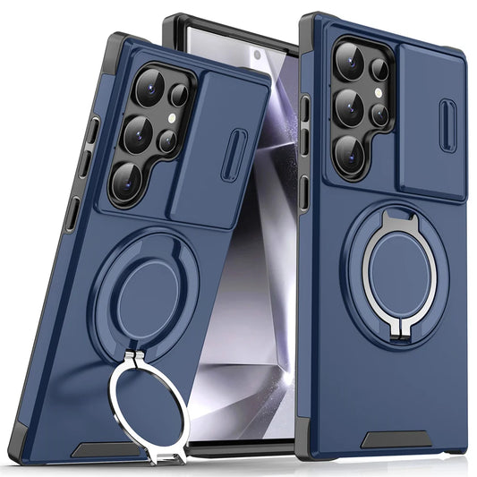 Magnetic Slide Camera Protection Phone Case for Samsung S21 S22 S23 S24 S25 Ultra FE A Series - ZOOMNSTORE