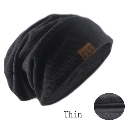 Knitted Beanie Hat – Fashion Bonnet Soft Turban Hip Hop Beanie For Men Women