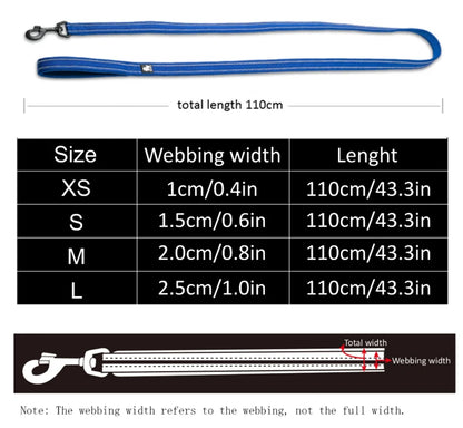 Truelove Soft Dog Pet Leash in Harness and Collar Reflective Nylon Cat Mesh Walking Training 11 Color Length 110cm TLL2111