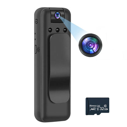 Mini HD Camera - Portable Video Recorder | Infrared Night Vision Body Worn Camera