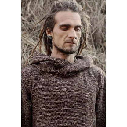 New Men's Fashion Thermal Long Sleeve Sweater Hoodies Vintage Hoodie Men