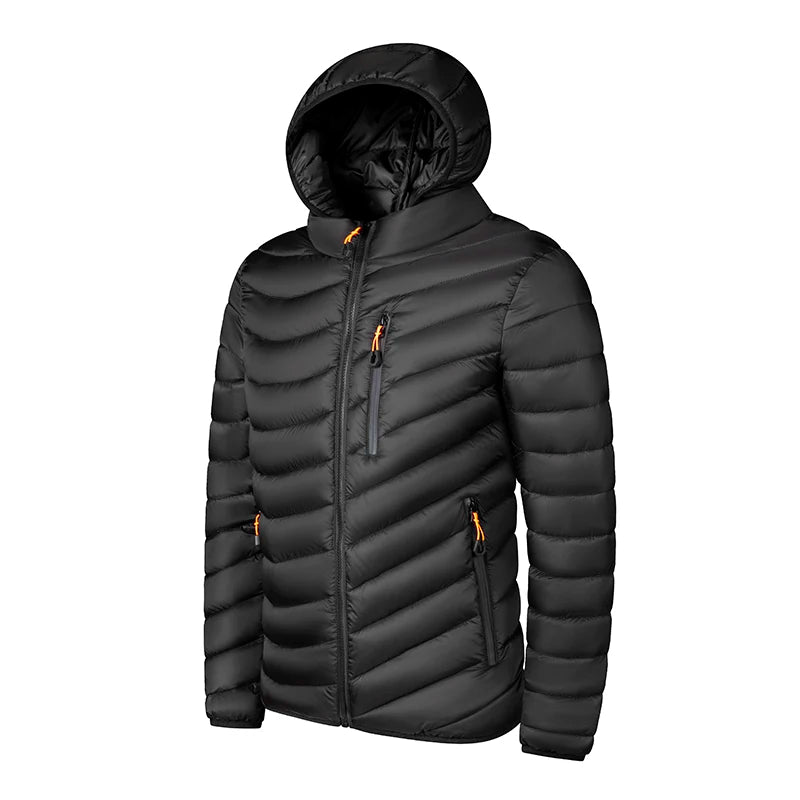 New Autumn Winter Men Warm Waterproof Parkas Jacket Coat Mens Hooded Casual Brand Windproof Thick Outwear Hat Parkas Jacket Male
