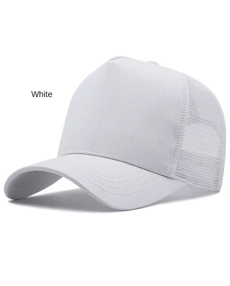 Big Head Man Large Size Mesh Baseball Hats Outdoors Plus Size Sport Caps Dad Oversize Trucker Cap 56-61cm 62-66cm