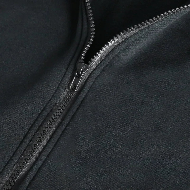 Women Zipper Hoodies Autumn Winter New Cute Cat Heatbeat Line Print Hoodies Hip Hop Streetwear Women Zip Up Jacket Coat Clothing
