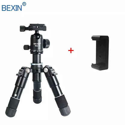 BEXIN Mini Tripod 19in Universal Photography Flexible Phone Tripod for Camera Stand for Gopro iphone Aluminum Travel Tripode Par