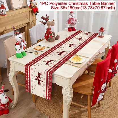 Christmas Table Runner - Holiday Decor for Home 2024  New Year Gift 2025