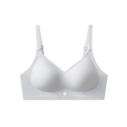 Seamless Push-Up Bra - Wireless Comfortable Jelly Bra with Adjustable Straps