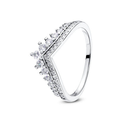 Sterling Silver Rings - 925 Silver Jewelry With Cubic Zirconia & Pave Setting