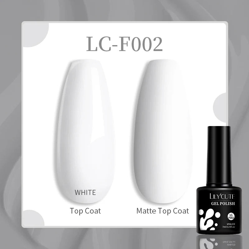Gel Nail Polish - LILYCUTE UV Gel Varnish 7ML | Soak Off, Long Lasting Colors