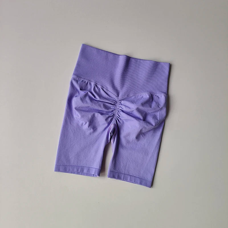 Women Yoga Shorts – High Waist Seamless Sport Shorts | Hip Push Up, Quick Dry