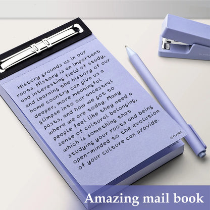 75 Sheets Blank Notepad - Tearable Student Memo Notebook