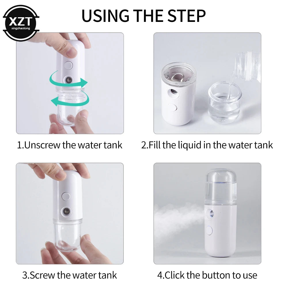 Portable USB Air Humidifier - 30ml Aromatherapy Essential Oil Diffuser - ZOOMNSTORE