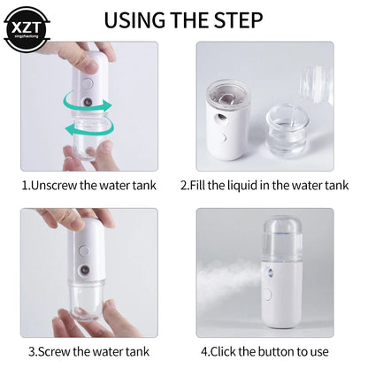 Portable USB Air Humidifier - 30ml Aromatherapy Essential Oil Diffuser - ZOOMNSTORE