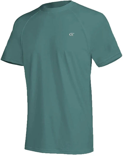 Men's UPF 50+ Beach T-Shirt – Quick-Dry Surf & Swim Top
