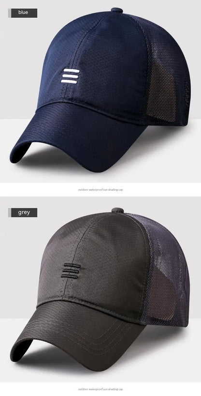 Oversize Big Head Man Plus Size Baseball Cap Spring Summer Thin Fabric Mesh Sun Hat Male Snapback M 55-59cm L 60-64cm