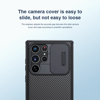 for Samsung Galaxy S26 S25 S24 S23 S22 Ultra Edge Case Nillkin CamShield Slide Camera Cover for S24 FE S23 Plus Lens Cases