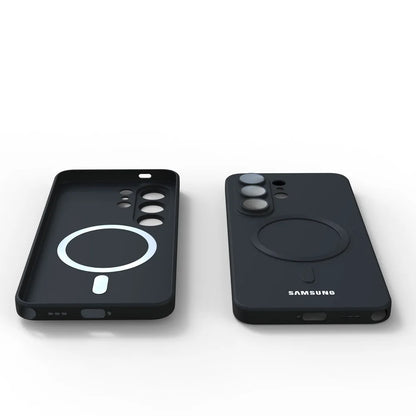 Luxury Soft Silicone For Magsafe Case For Samsung Galaxy S26 Ultra S26 Plus S26Ultra S25 FE S24 S23 With Camera Lens Full Covers