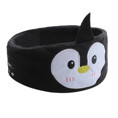 Soft Plush Bluetooth Headphones Eye Mask Elastic Eye Mask Volume Limited Children's Sleep Earphones Comfortable Wear